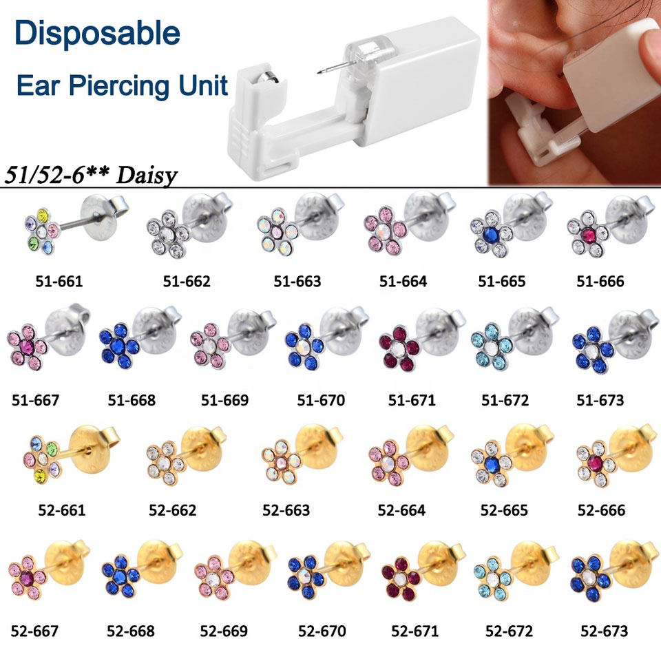 Body Jewelry Factory - جهاز ثقب الأنف والأذن القابل للتصرف