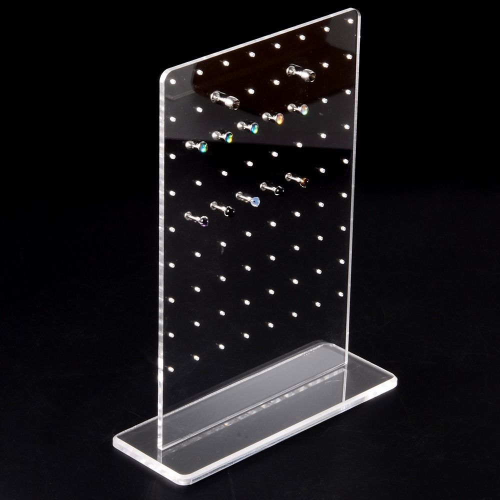 Body Jewelry Display Case - رف عرض مجوهرات أكريليك مصقول، حامل