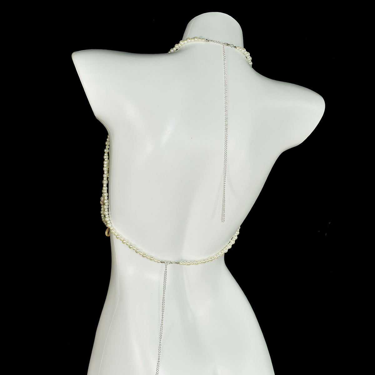 موضة تقليد اللؤلؤ الصدرية تنور - مراجعة Body Jewelry Bra وسعره