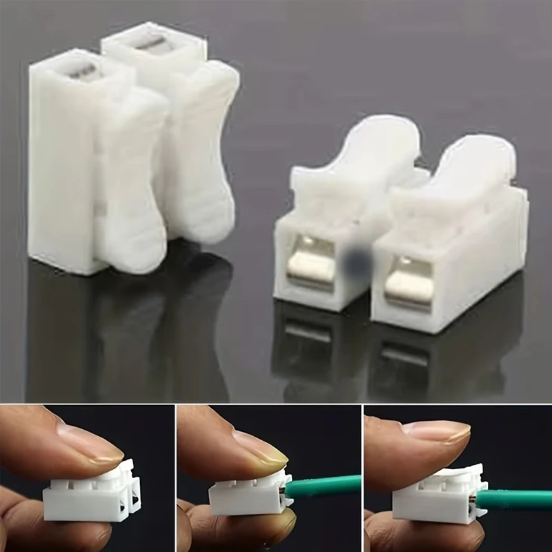 50 قطعة دفع سريع سلك كابل CH2  - مراجعة Threadless Push Pin وسعره