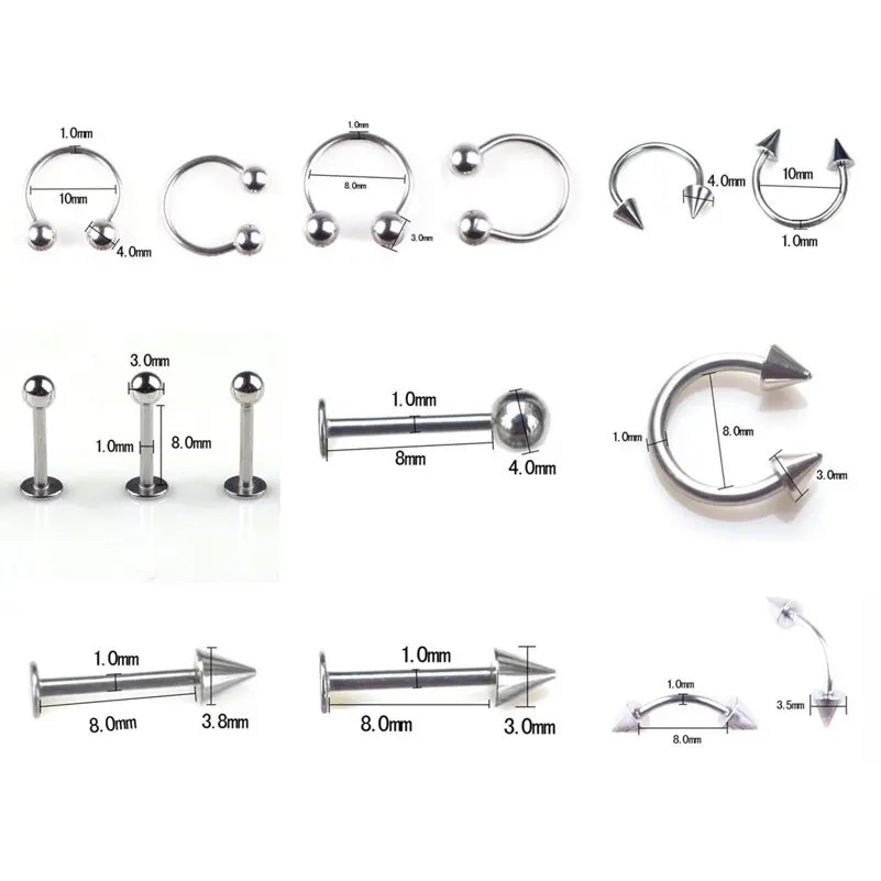 مجوهرات ثقب الجسم من الفولاذ ا - مراجعة Body Jewelry Display Case وسعره