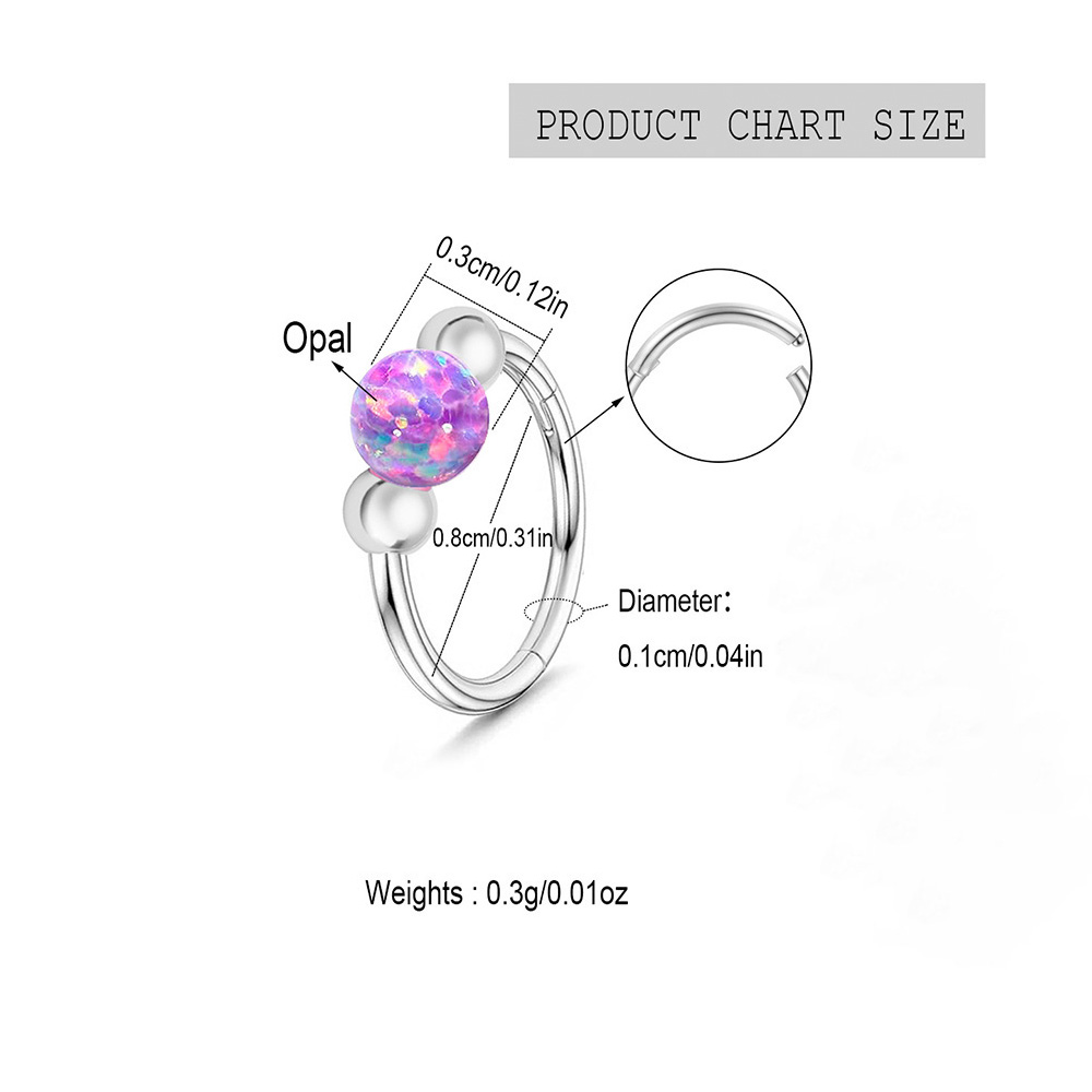 مجموعة أوبال الأنف اللامعة، حر - مراجعة Body Jewelry Eu وسعره