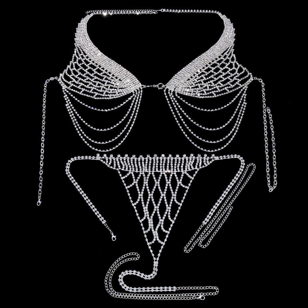 Stonefans-حجر الراين الصدرية و - مراجعة Body Jewelry Bra وسعره