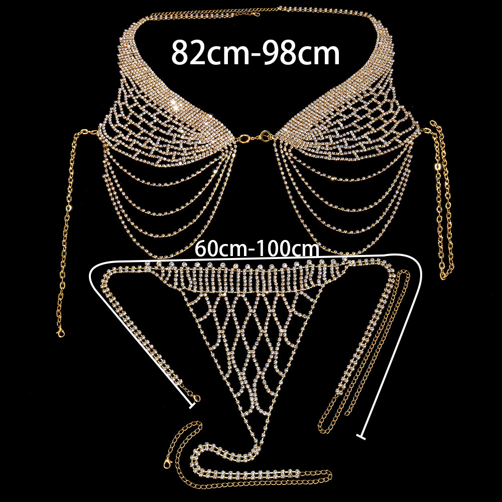 Stonefans-حجر الراين الصدرية و - مراجعة Body Jewelry Bra وسعره