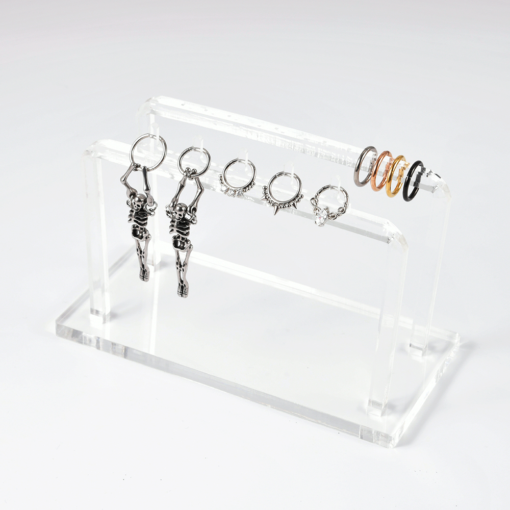 هيئة ثقب المجوهرات عرض حامل ال - مراجعة Body Jewelry Display Case وسعره
