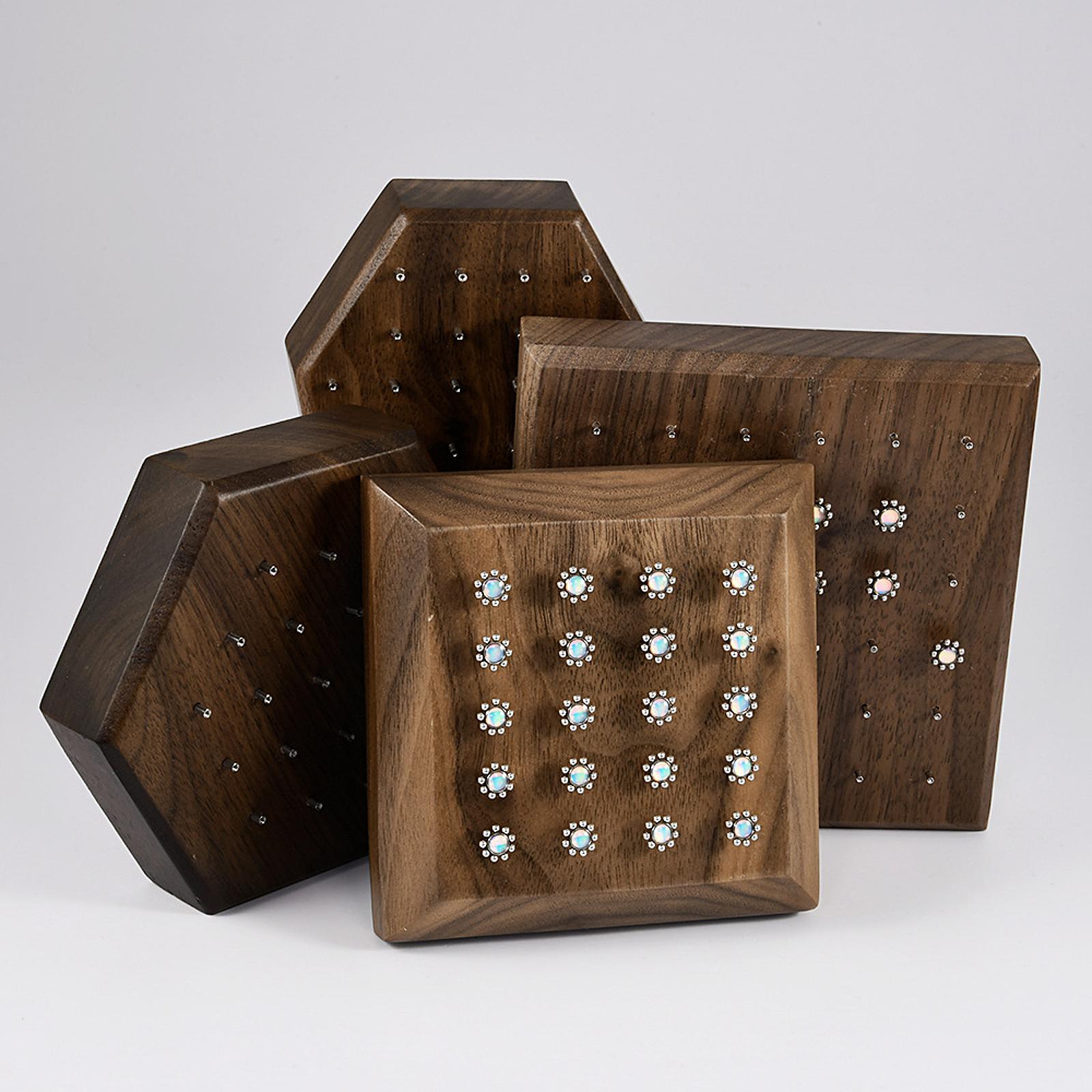 ثقب المجوهرات حامل الخشب الأذن - مراجعة Body Jewelry Display Case وسعره
