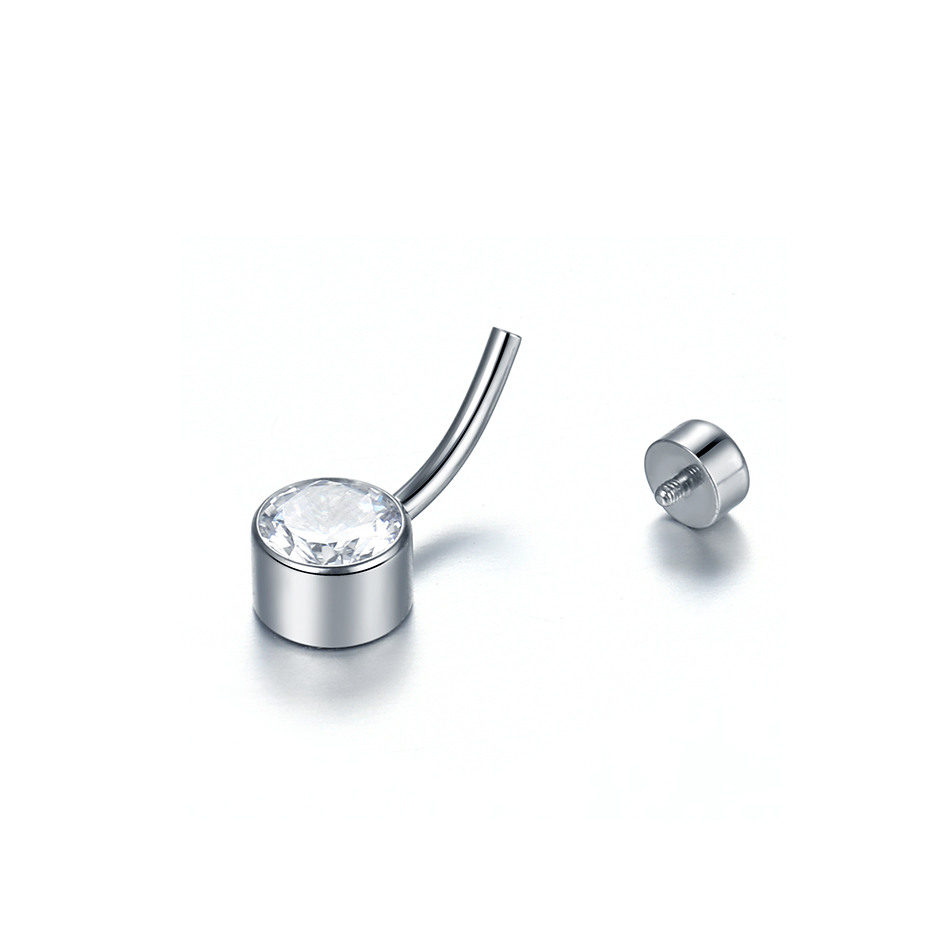 5/10 قطعة التيتانيوم البطن خات - مراجعة Belly Bar Titanium وسعره