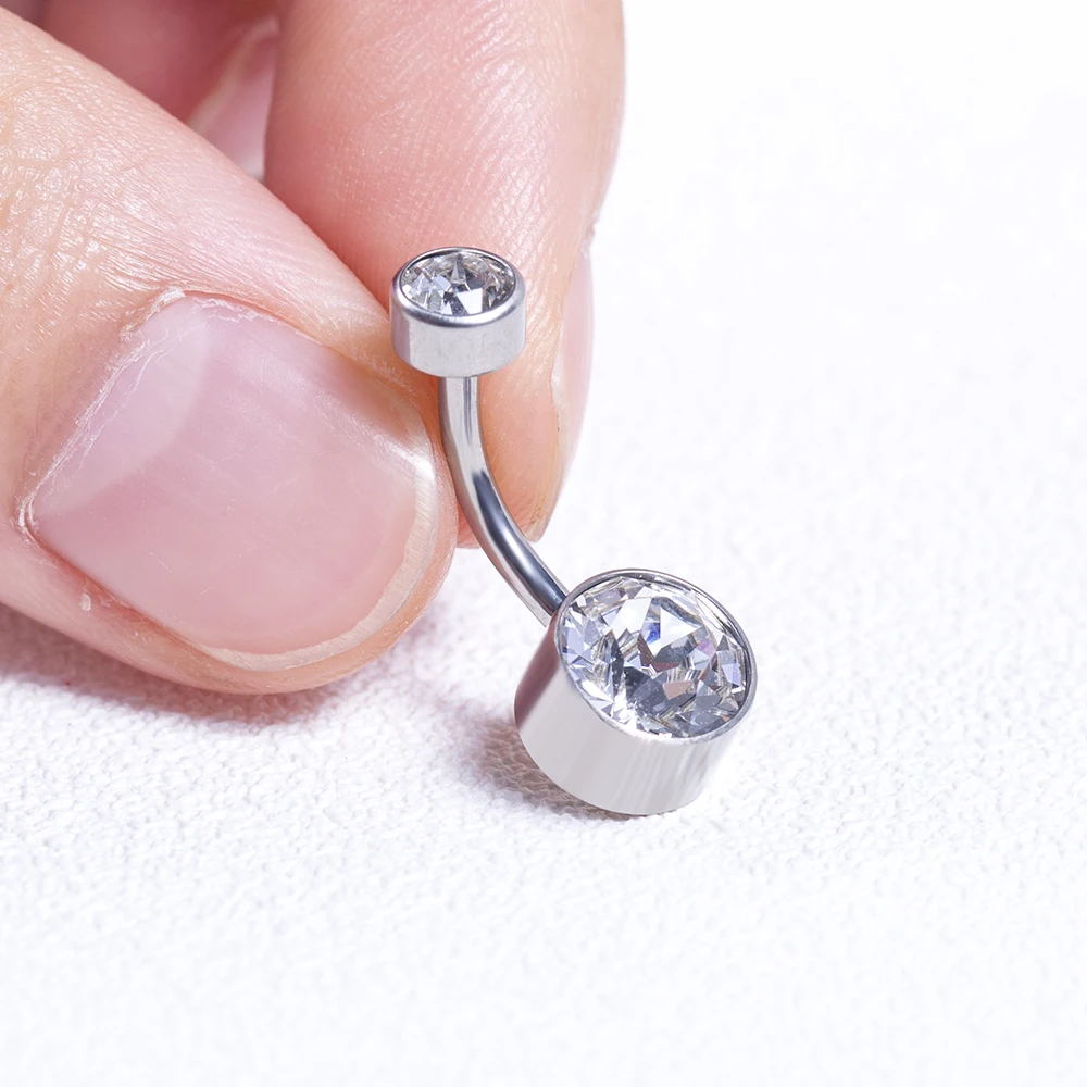5/10 قطعة التيتانيوم البطن خات - مراجعة Belly Bar Titanium وسعره