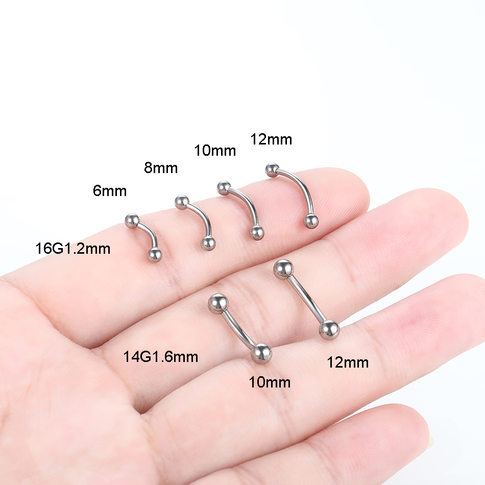 10 قطعة/الوحدة G23 التيتانيوم  - مراجعة Belly Bar Titanium وسعره