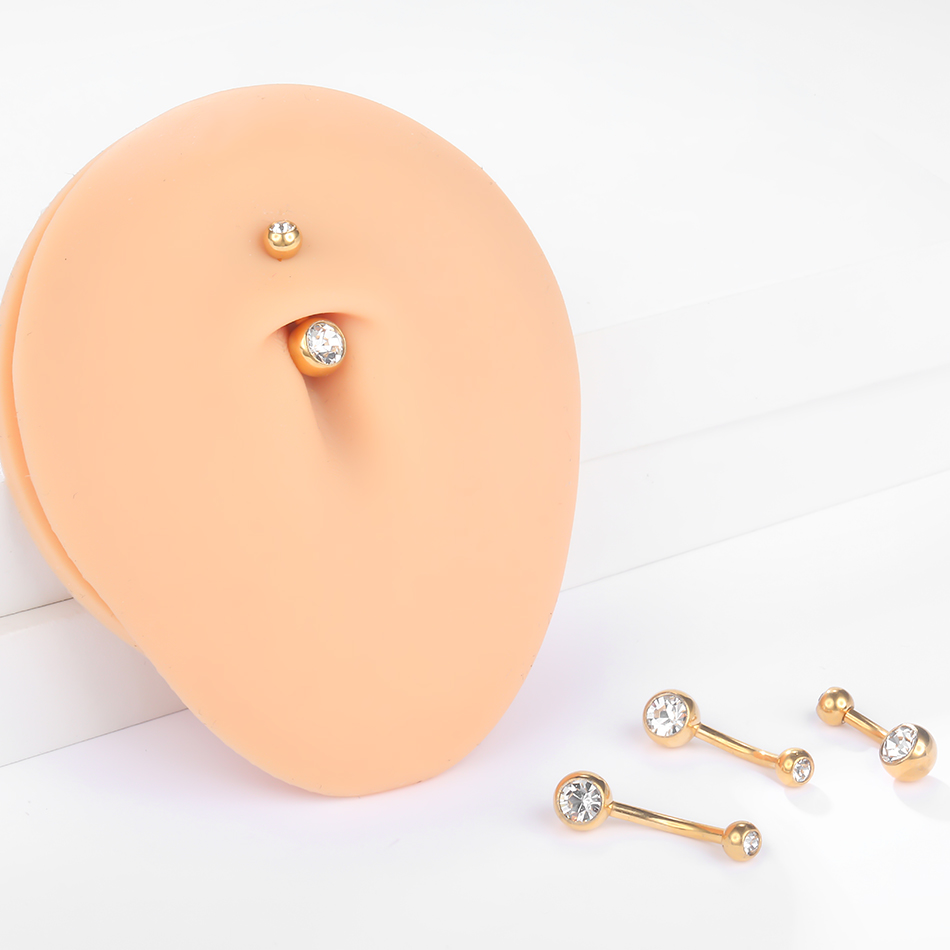 حلقة زر بطن من التيتانيوم للنس - مراجعة Belly Bar Titanium وسعره
