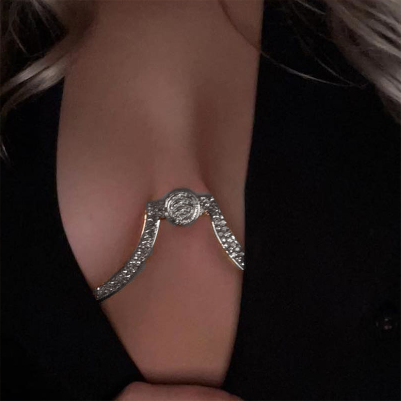 Stonefans الزركون فراشة شرابة  - مراجعة Body Jewelry Art وسعره