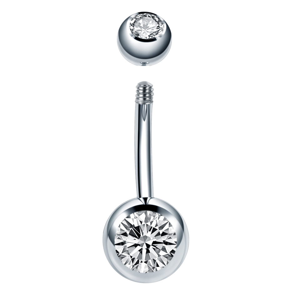 10 قطعة/الوحدة G23 التيتانيوم  - مراجعة Belly Bar Titanium وسعره