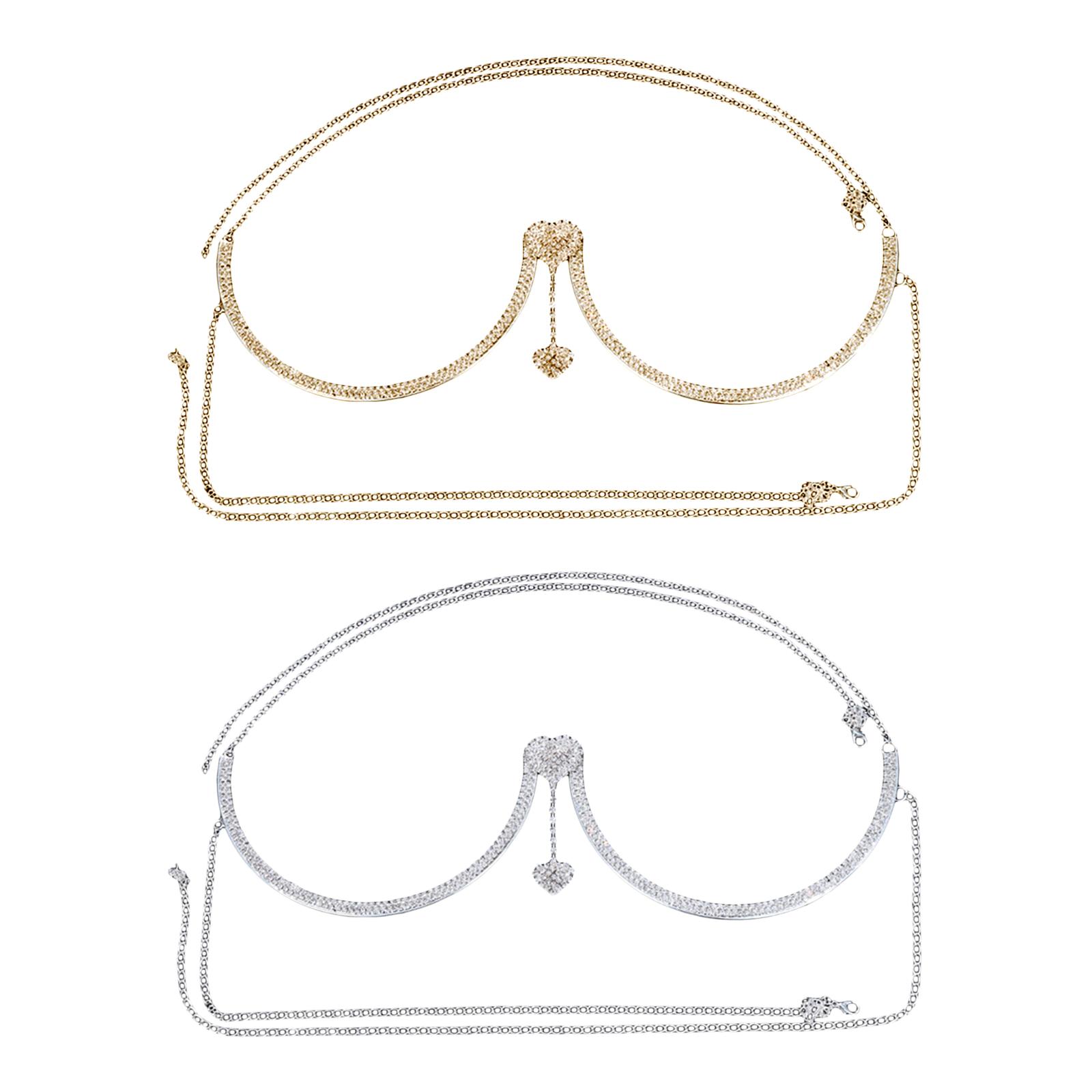 سلسلة صدرية مرصعة بالأحجار الك - مراجعة Body Jewelry Bra وسعره