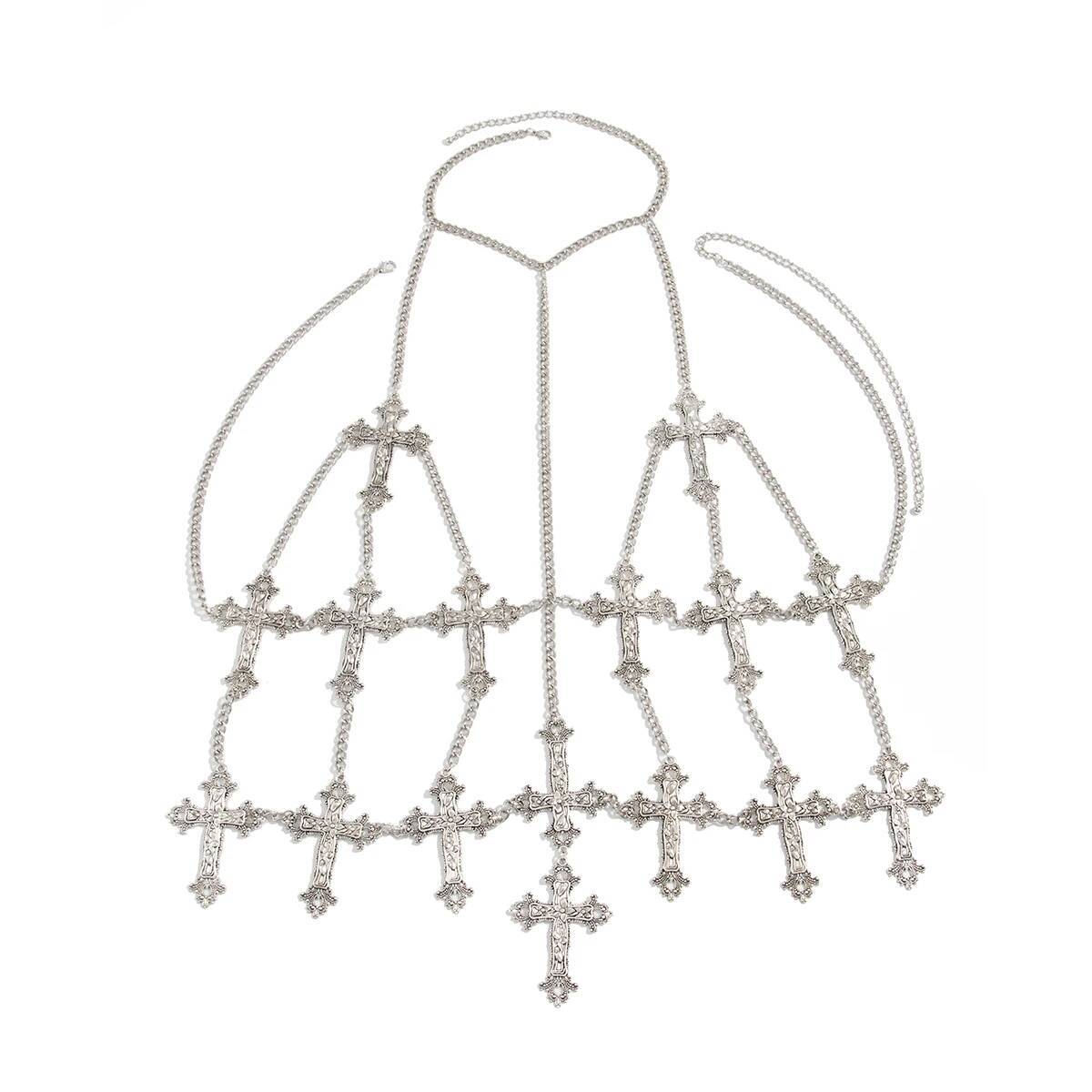 Ingemark مثير فضي اللون يسوع ا - مراجعة Body Jewelry Goth وسعره