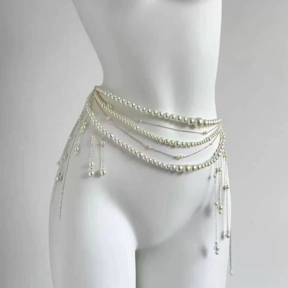 أزياء أنيقة لؤلؤة الخصر سلاسل  - مراجعة Body Jewelry For Women وسعره