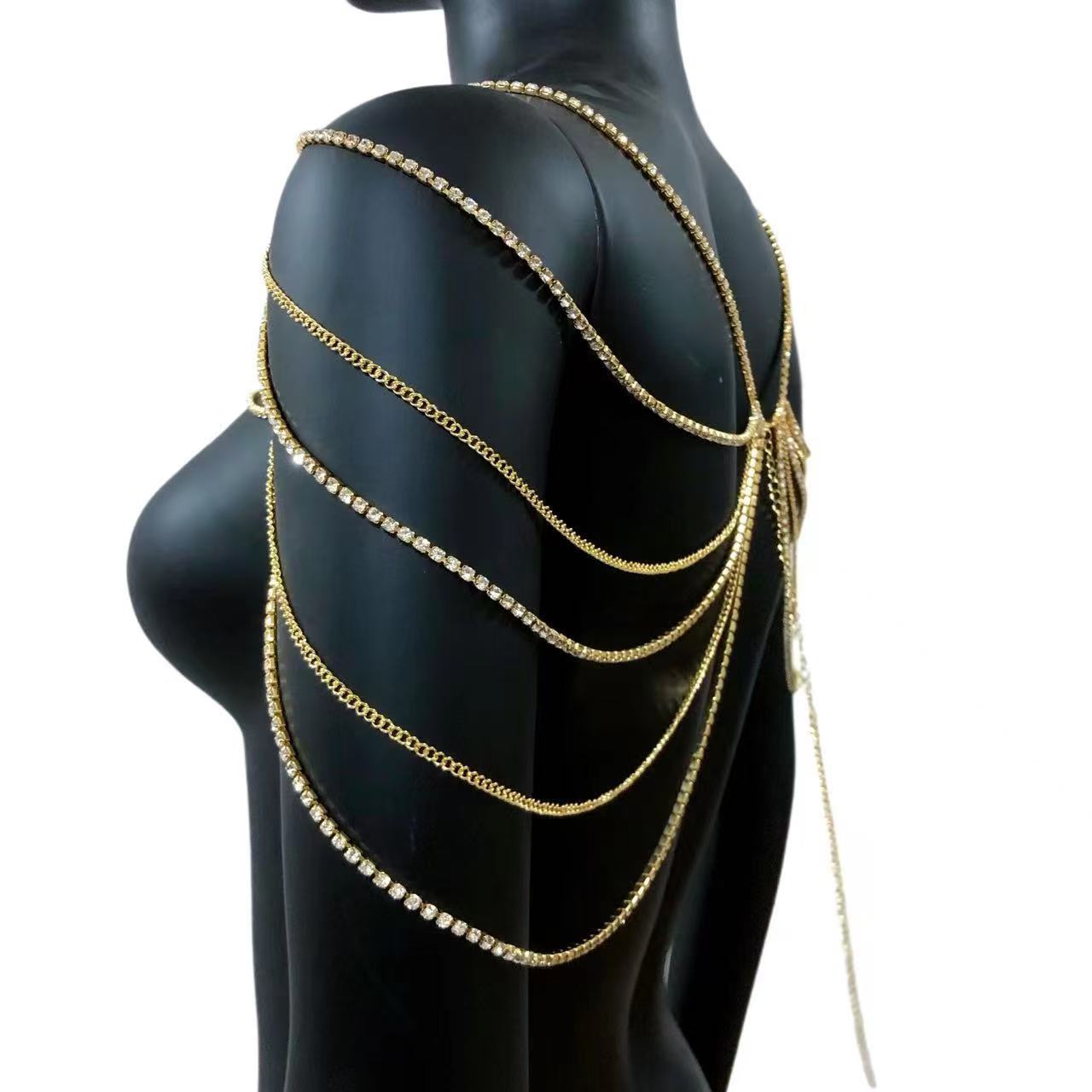 حار بيع وحجر الراين الهندسي ال - مراجعة Body Jewelry Art وسعره