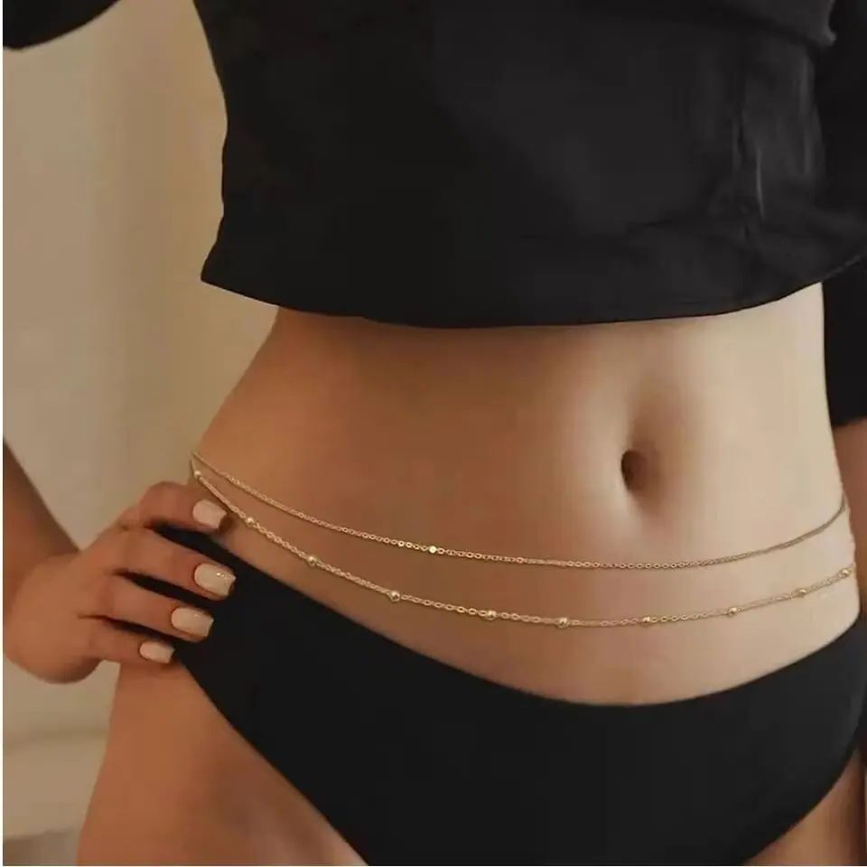 الهيب هوب طبقات مزدوجة البطن س - مراجعة Body Jewelry For Women وسعره