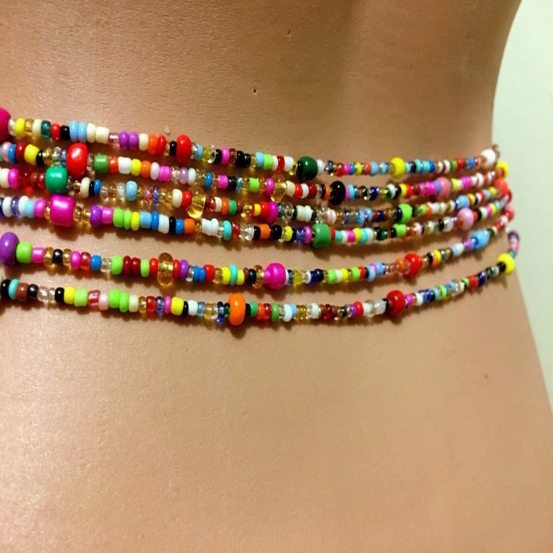 سلسلة البطن مطرزة للنساء ، سلا - مراجعة Body Jewelry For Women وسعره