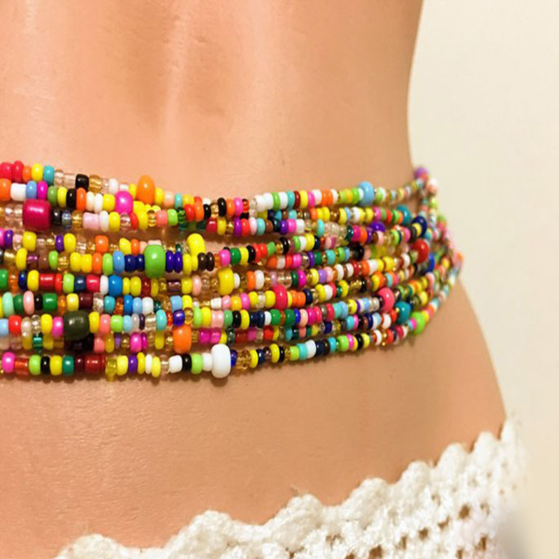 سلسلة البطن مطرزة للنساء ، سلا - مراجعة Body Jewelry For Women وسعره